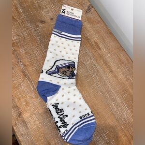 NWT Saint Mother Teresa Novelty Religious Adult Soft Socks NEW With Tags Unisex